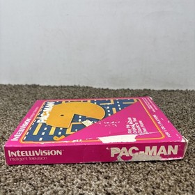 Pac-Man | Intellivision With Box And Manual CIB TESTED WORKS!