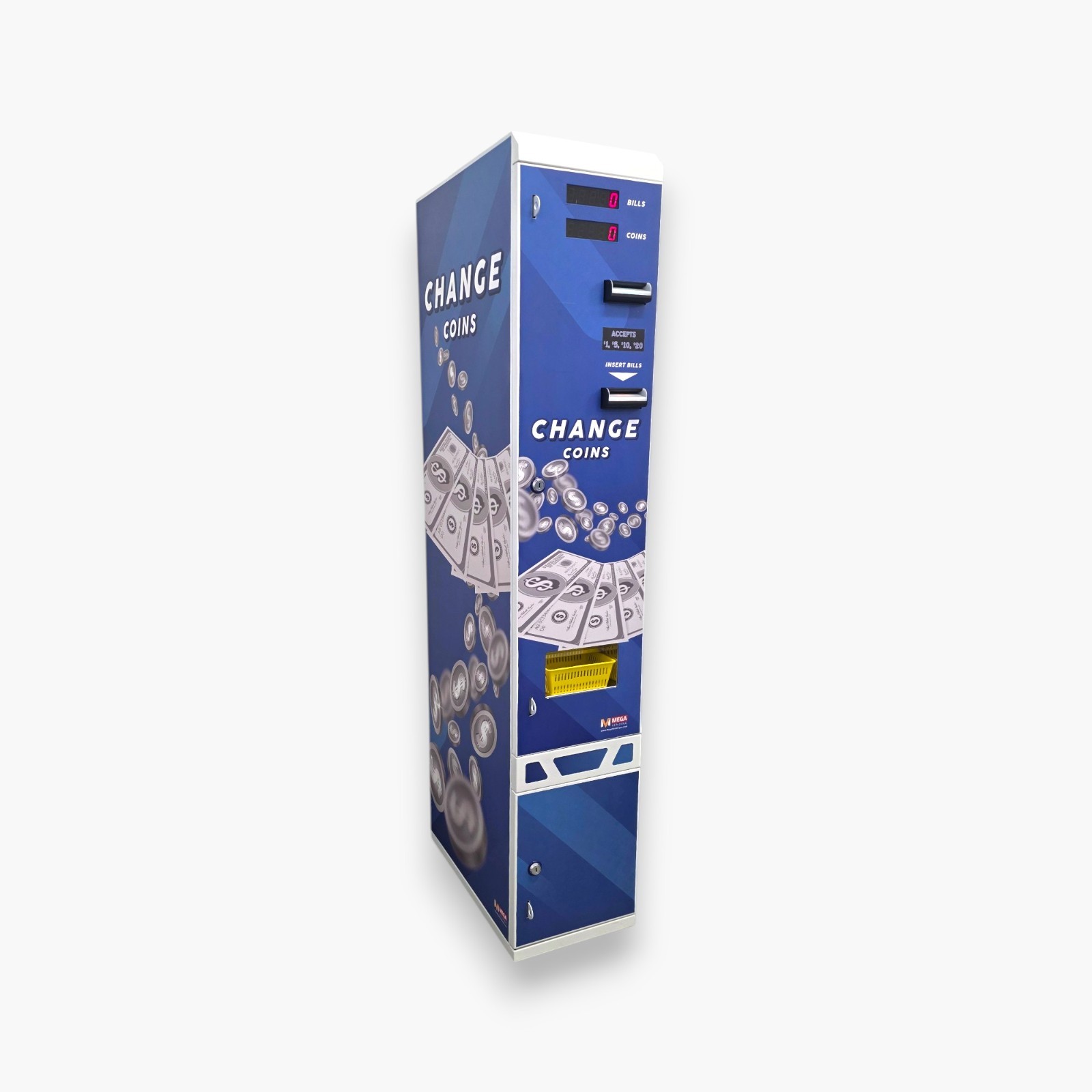 Dollar Bill to Coin/Token Changer Machine 15K Capacity Accepts $1-$100 ...