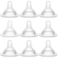 Bottle Nipples Fast Flow Nipple Level 4, 9m , Compatible with Wide-Neck Baby ...