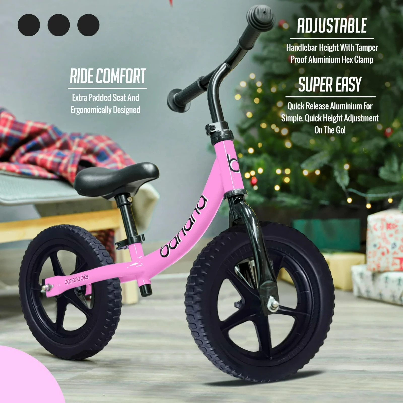Banana Bike LT Lightweight Balance for Toddlers, Kids - 2, 3, 4 PINK - BRAND NEW