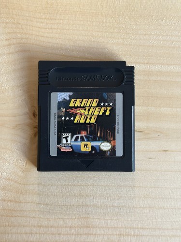 Rockstar’s Grand Theft Auto (1999) Nintendo Game Boy Color GBC Cartridge getestet