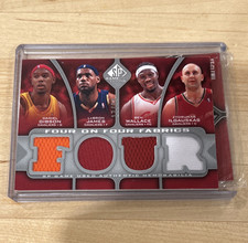 SP Game Used Edition Four on Four NBA Game Used Cavaliers Bucks LEBRON /99
