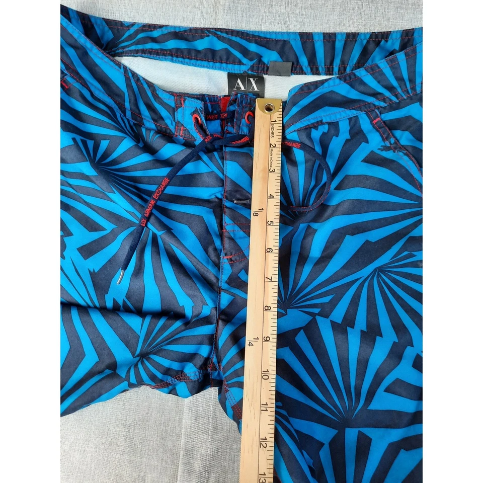 A|X Armani Exchange Hombres Mediano Cordón Cintura Bolsillo Baúl de Natación Poliéster Foto 3 de 4