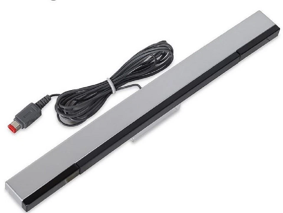 SENSOR BAR PER NINTENDO WII e WII U BARRA SENSORE MOVIMENTO INFRAROSSI CON CAVO