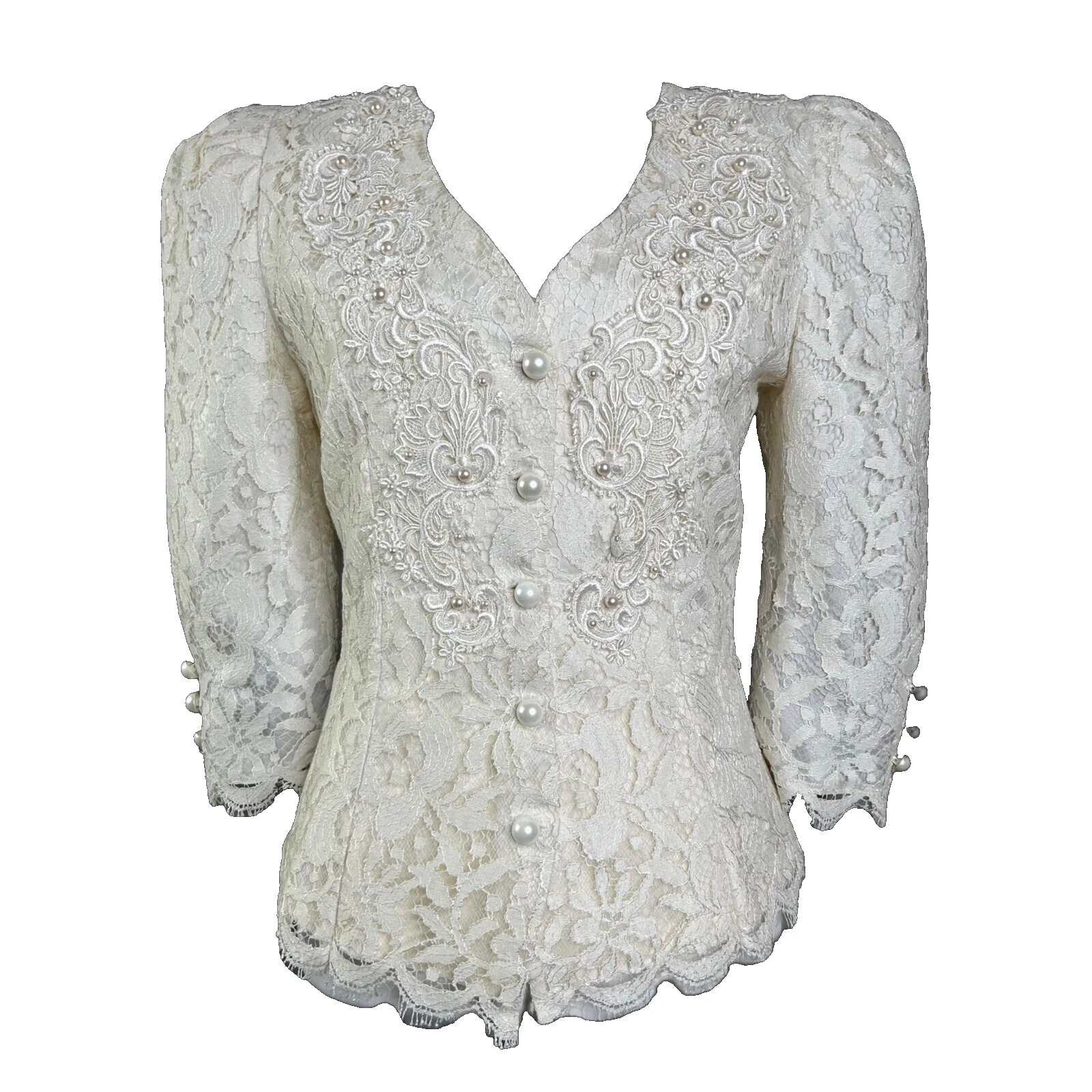 Ocasión especial de encaje Vintage abrigos, chaquetas y chalecos para Mujeres