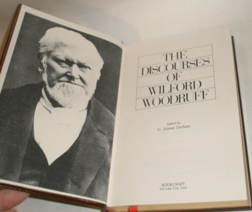 DISKURSE VON WILFORD WOODRUFF BUCHHANDWERK 1995 LEDER GEBUNDEN EXZ - Bild 5 von 6