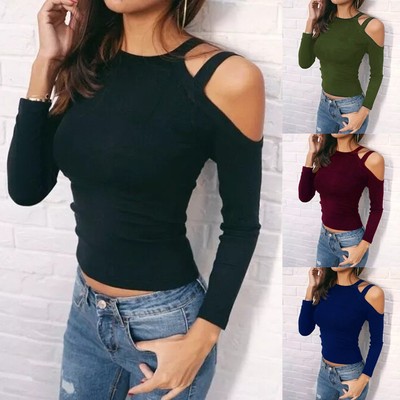 Womens Off Shoulder V-neck Dress Ladies Ruffles Casual Summer Denim Dress HY