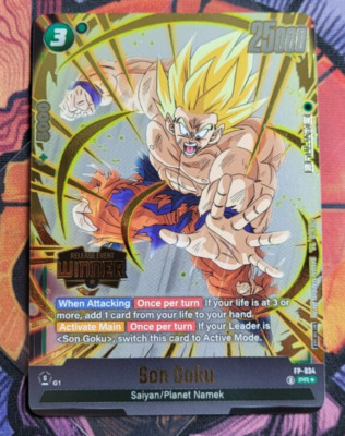 ドラゴンボール 孫悟空 プロモ FP-034 PSA10 Son Goku FP-034 Release Event Winner Tournament Promo Dragon