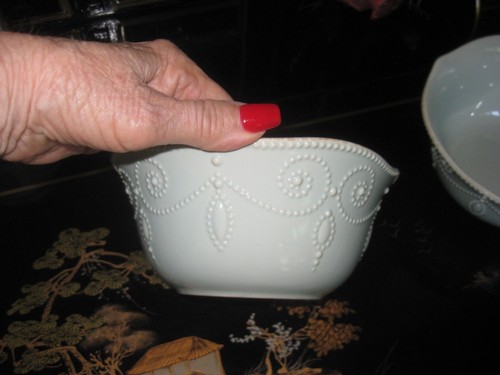 2er Set Lenox French Perle Eisblau Allzweckschalen Müsli und Suppe - Bild 2 von 8