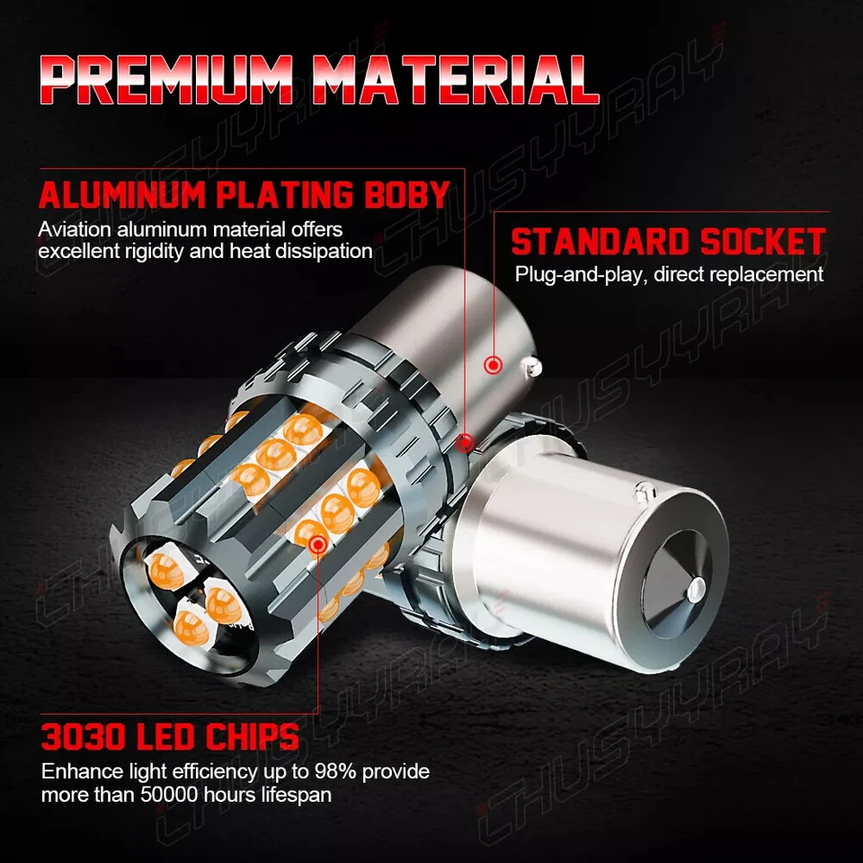 2357 Lâmpadas LED de seta Switchback para Chevy GMC C1500/K1500 2500 Yukon - Imagem 3 de 4