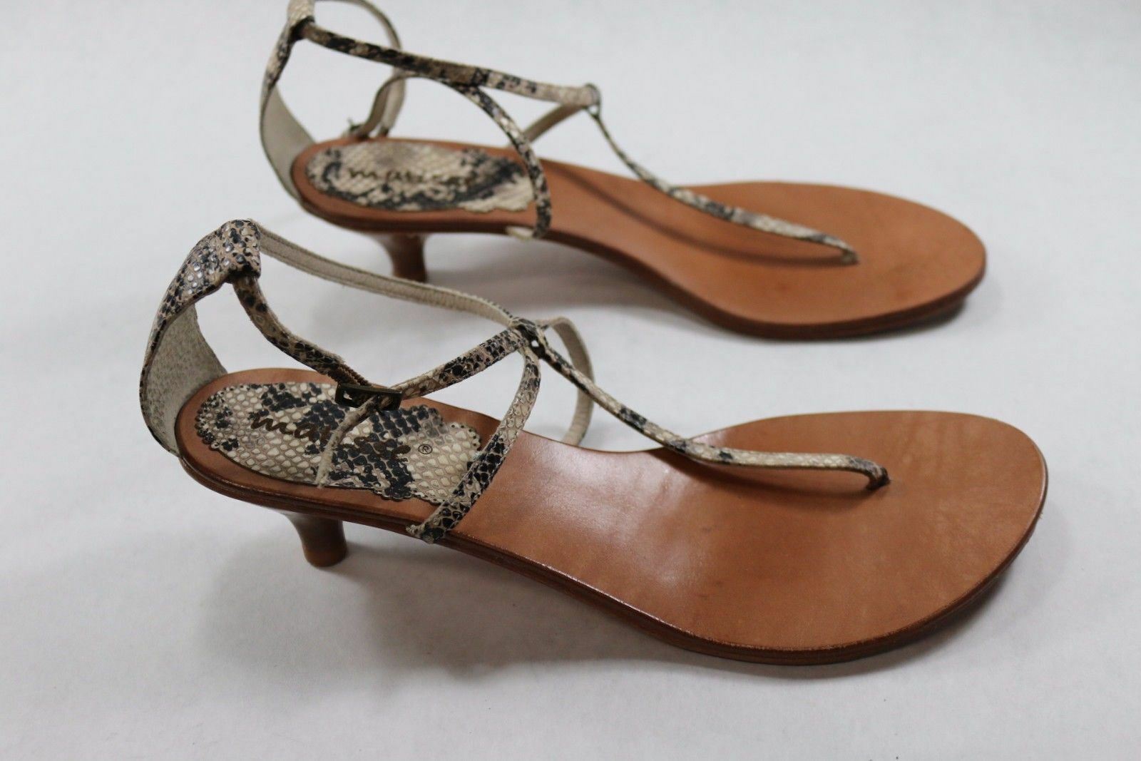 Women's Matisse Python Strappy Leather Sandals 8 … - image 2
