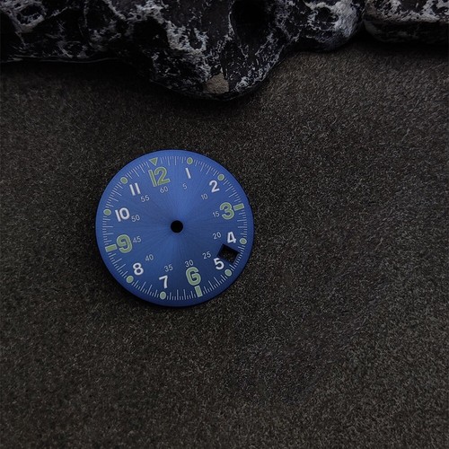 1 Stück neue 28,5 mm Uhr leuchtende Zifferblätter Uhr Reparatur Teile für NH35 Uhrwerk - Bild 6 von 13