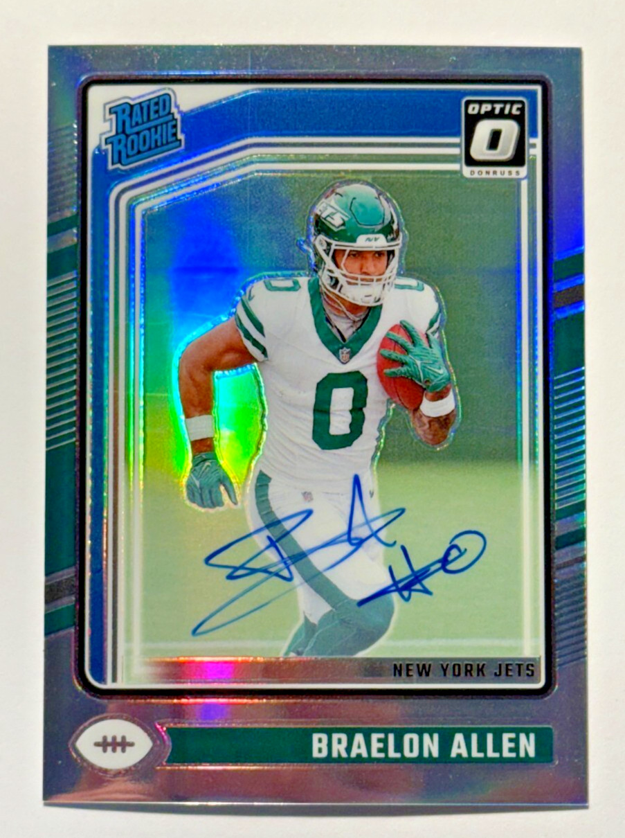 2024 Donruss Optic #211 BRAELON ALLEN RC Rated Rookie Auto /150 HOLO Prizm