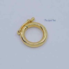 10mm 14k Yellow Gold Round Necklace Shortener...