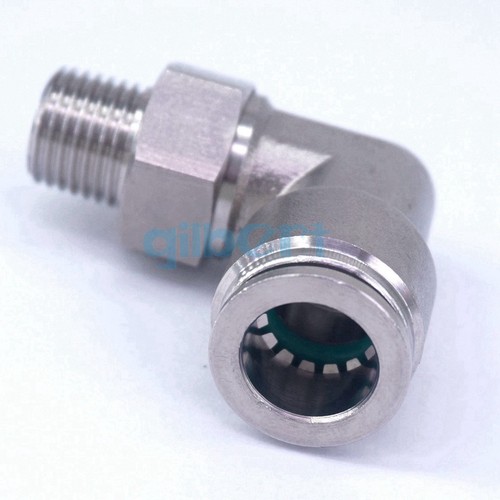 Multiple Tube * BSP Stainless Pneumatic Male Elbow Connector Push In Fitting - Picture 48 of 56