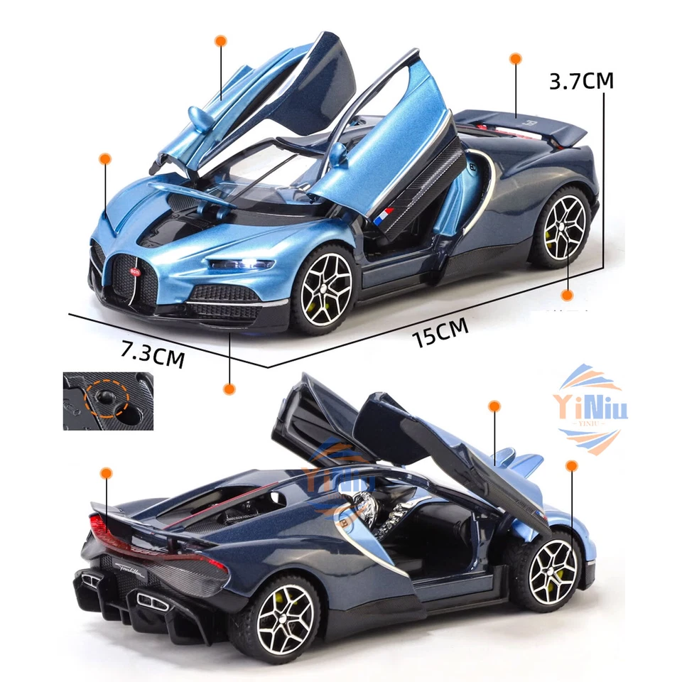 EN 1:32 Bugatti Tourbillon - Alloy Hypercar Model, Diecast Collector Edition - Image 2 of 4