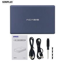 Acasis EC-7252 2.5" Hard Drive Case 2 Bay HDD Enclosure w/ 4 RAID Modes