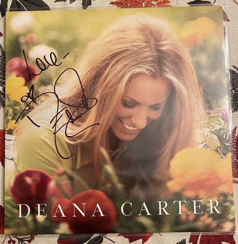 DEANA CARTER DID I SHAVE MY LEGS FOR THIS? VINYL! AUTOGRAH LP! STRAWBERRY WINE