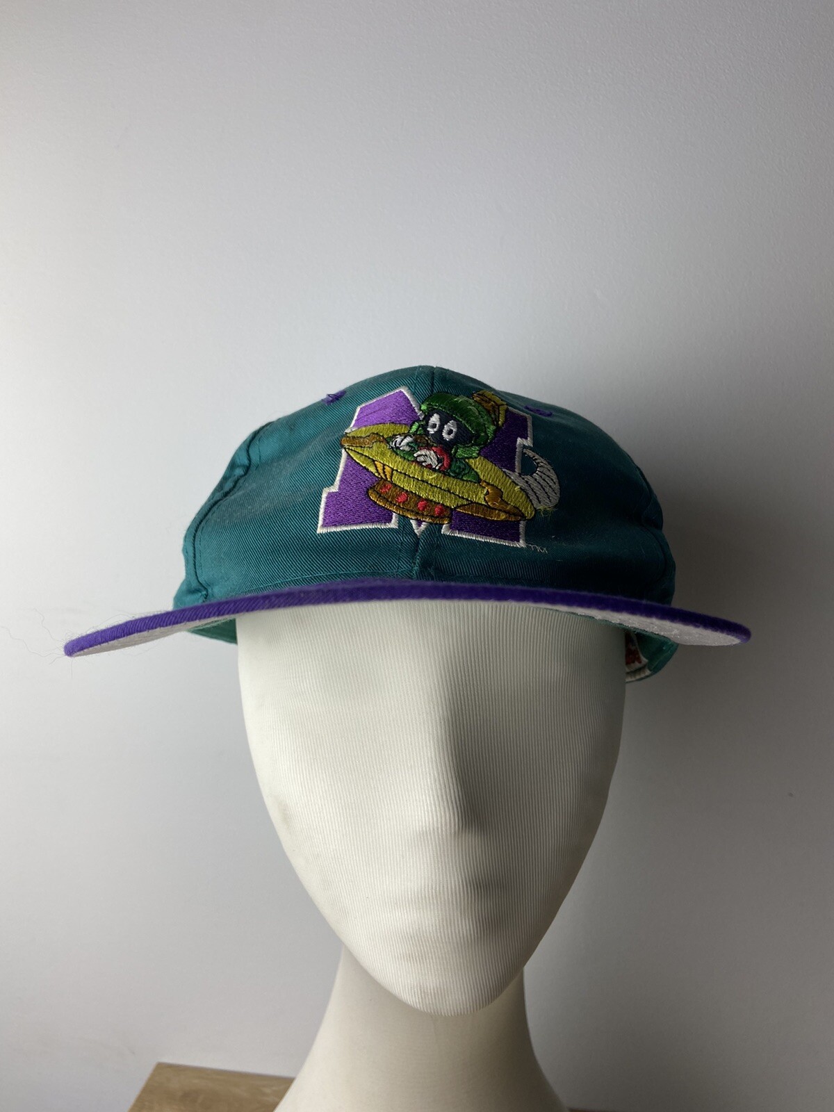 looney tunes Hat Cap marvin the martian 90s adult siz… Gem