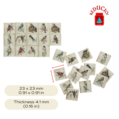 Miniatur Puppenhaus Fliesen, Basteln Wandmosaike, Maßstab 1:12 kleine quadratische Fliesen - Bild 6 von 10