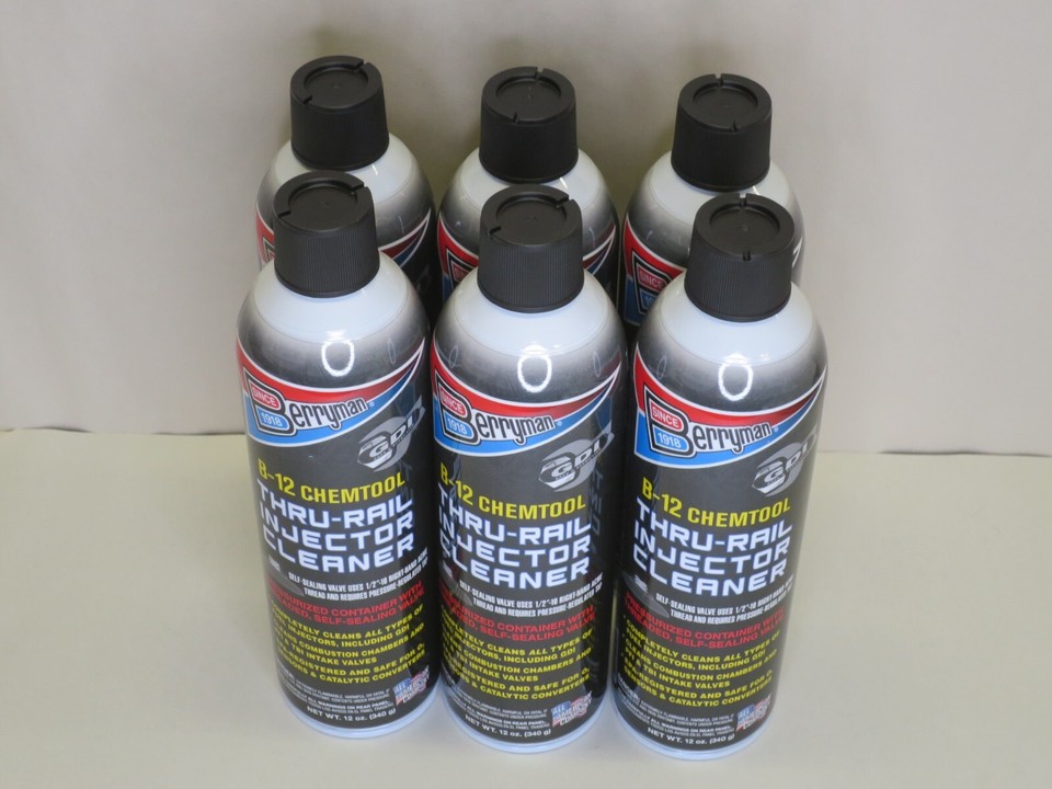 Berryman 1120 B12 Chemtool ThruRail Fuel Injector Cleaner 12oz. Case