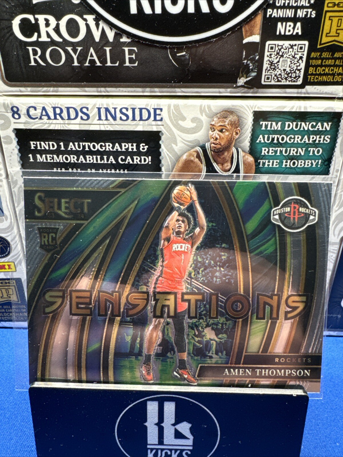 2023-24 Panini Select - Sensations #6 Amen Thompson (RC)