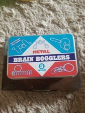 Toysmith Metal Brain Bogglers 5 Puzzles New