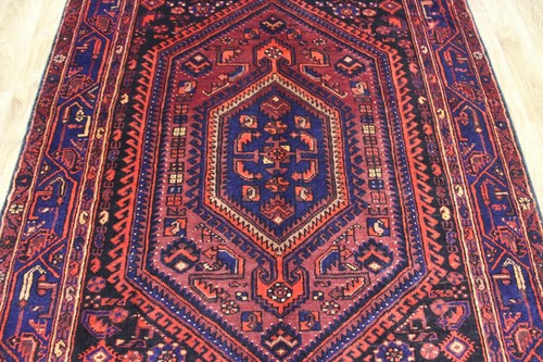VINTAGE HANDMADE PERSIAN WOOL RUG, VERY HARD WEARING 210 X 150 CM - Picture 6 of 12