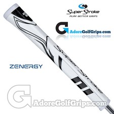 NEW 2023 - SuperStroke ZENERGY Claw 2.0 Putter Grip - White / Black + Free Tape
