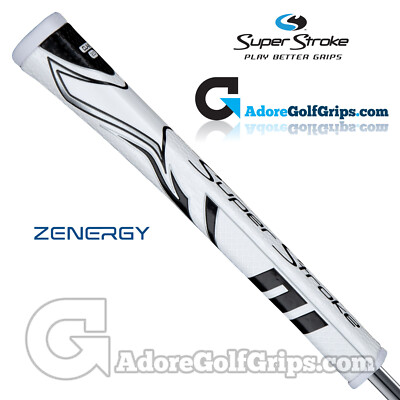 NEU 2023 - SuperStroke ZENERGY Claw 2.0 Puttergriff - Weiß / Schwarz + Gratis Tape