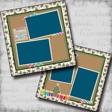 Magic of Christmas - 2 Premade Scrapbook Pages - EZ Layout 5700