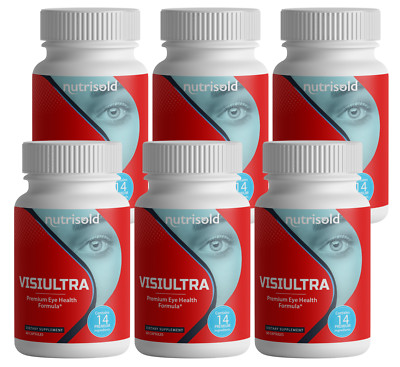 VisiUltra Premium Eye Health Formula Visi Ultra 6 Bottles 360 Capsules