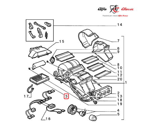 RADIADOR CALEFACCIÓN ALFA ROMEO ALFA 33 (907) 1990-1994 - Picture 6 of 6