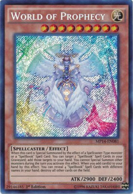 yugioh prophecy card Spellbook Magician of - REDU-EN015 - Ultra Rare - Unlimited Edition - Yu-Gi-Oh! Singles Return of the Duelist You can reveal 3 Spellbook Spell Cards in your hand YuGiOh Ancient Prophecy Common Advance