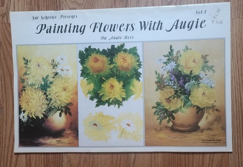 Sue Scheewe, Painting Flowers With Augie By Augie Reis Vol.1, How To Paint, 1984 - Picture 1 of 14