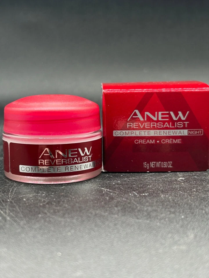 AVON ANEW REVERSALIST COMPLETE RENEWAL NIGHT CREAM TRAVEL .50oz - LOT OF 5 - Image 2 of 4