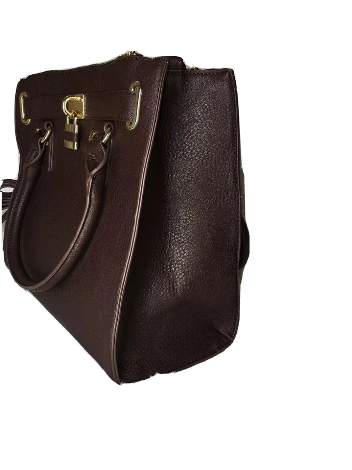 Nuevo Bolso de Cuero para Mujer Bolso de Hombro Cartera de Hombro Bolso de Mano Marrón Nuevo con Etiquetas Foto 3 de 4