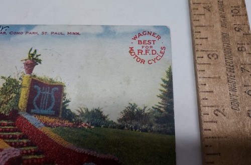 WAGNER MOTOR CYCLES - BEST FOR R. F. D. - damaged - POST CARD - listing #5265 - Picture 7 of 10