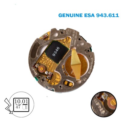 Original ESA 934.611 Swiss Digital Movement, LCD Quartz Movement, (NOS).