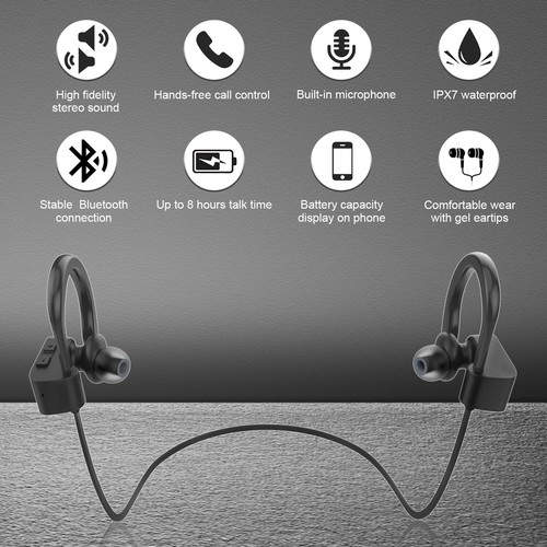 LETSCOM U8I Bluetooth Headphones V4.1 