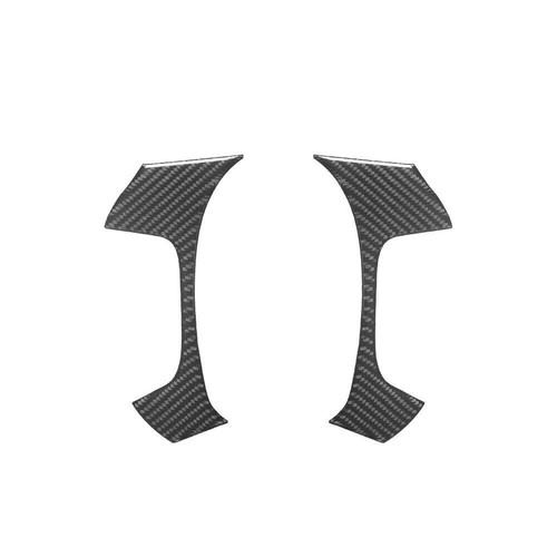 2Pcs Carbon Fiber Steering Wheel Cover Trim For Silverado/tahoe/Suburban 2007-14 - Picture 2 of 17