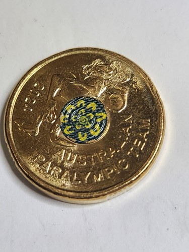 🔥2024 Australian Paralympic Team $2 Coloured Coin - Circulated🔥FREE POST🔥 - Picture 2 of 2