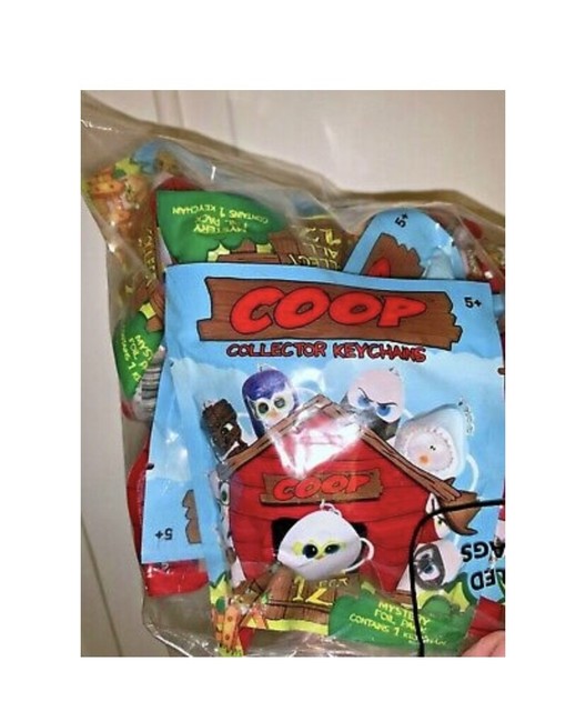 NEW COOP Journey 1 Complete Set of 12 Keychains Unopened Packages