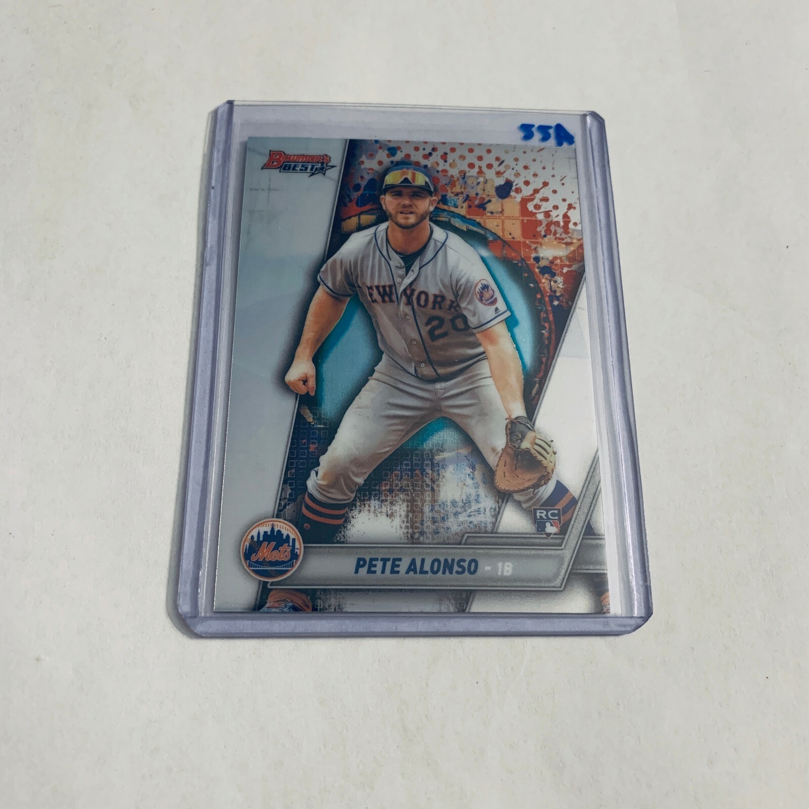 F82642  2019 Bowman's Best #32 Pete Alonso RC New York Mets