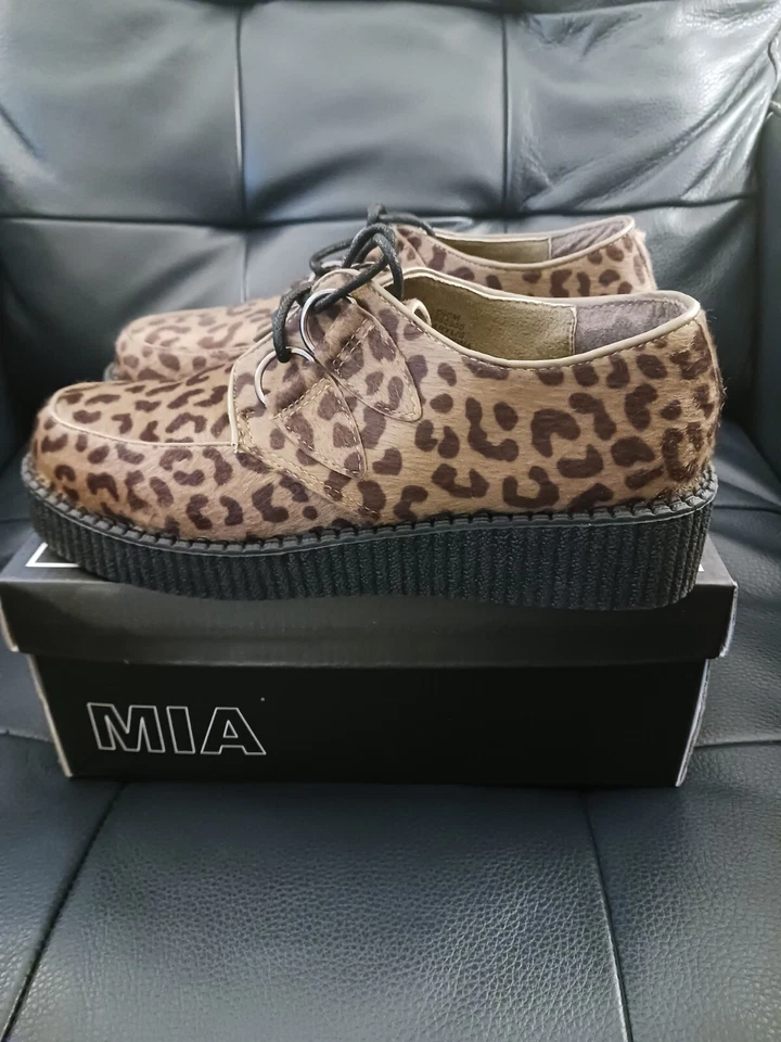 Zapatos MIA, Estampado Leopardo Amarylis Talla 9M, Estilo GS80555, Nuevos En Caja Foto 2 de 4