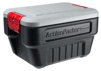 Rubbermaid Weather Resistant Action Packer Storage Portable Tool Box 8 Gall Rubbermaid Weather Resistant Action Packer Storage Portable Tool Box 8 Gall