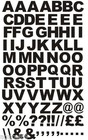 Letters 1" 2" 3" Vinyl Stickers van window boat car home 19 colours!!!