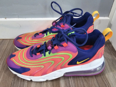 Nike Air Max 270 React ENG Raspberry Ripple Size 11.5 Shoes CD0113-600