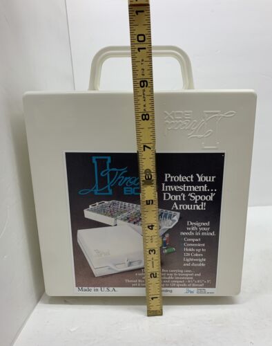 The Thread Box Organizer Sewing Storage Made in the USA Vintage - Picture 3 of 5