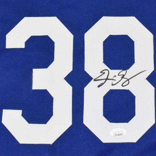 Eric Gagne Signed Los Angeles Blue Baseball Jersey (JSA) - Picture 2 of 3